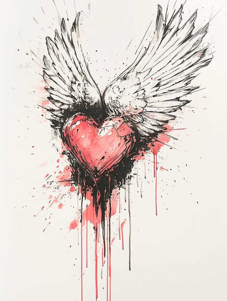 strength-symbol-wings-tattoo-for-men – tattoo design ideas free ai generated – realism-glass-effect – for-ankle – Gallery: wings-inkby-ai