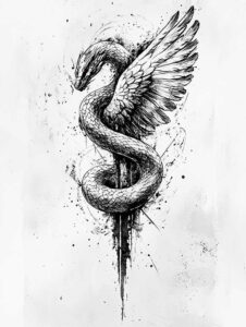 strength-symbol-wings-tattoo-for-men – tattoo design ideas free ai generated – surrealism-unreal – for-lower-arm – Gallery: wings-inkby-ai