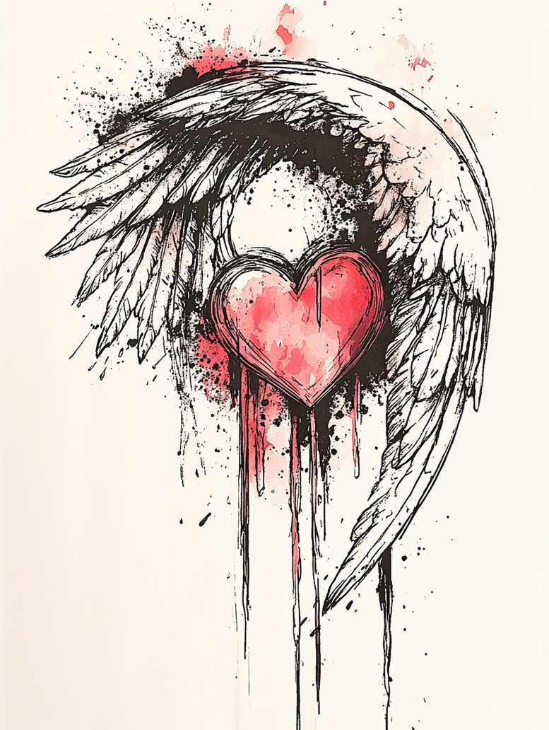 wings tattoo design ideas realistic divine float for hip
