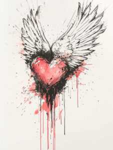 wings tattoo design ideas decorative detail divine plume for thigh
