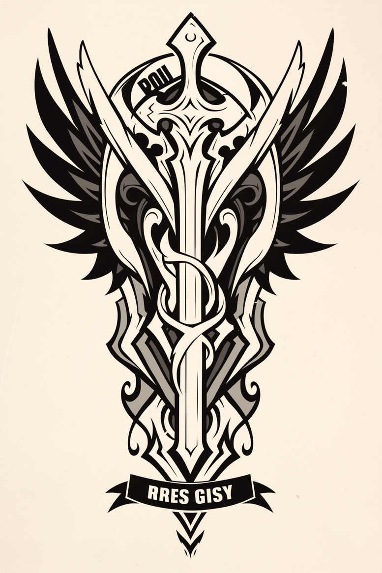 wings tattoo design ideas ornamental divine plume stands for resilience