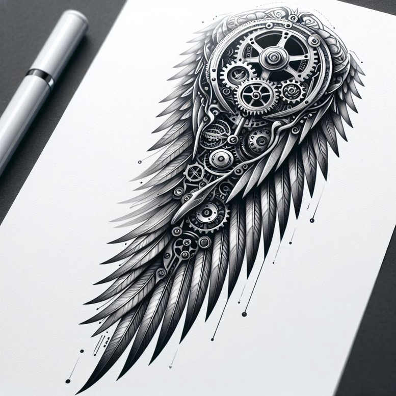 wings tattoo design ideas bold highlights elevated energy for wrist