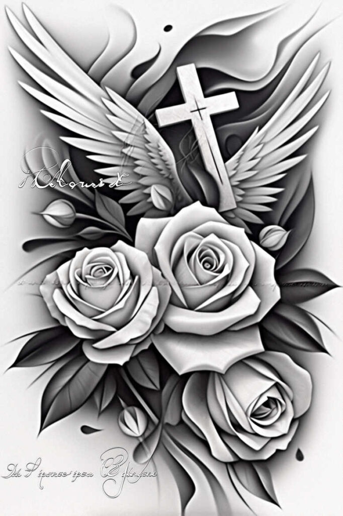 wings tattoo design ideas drawing light trace for chest