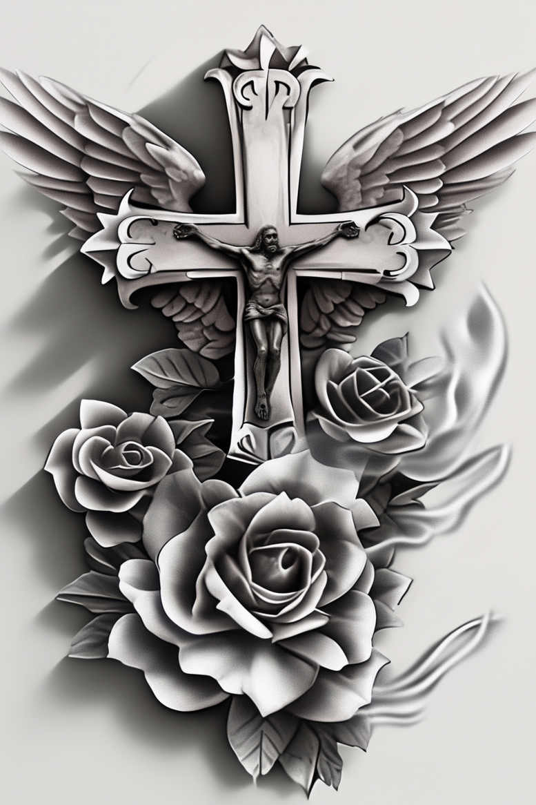 wings tattoo design ideas Surrealism unearthly sacred air for foot