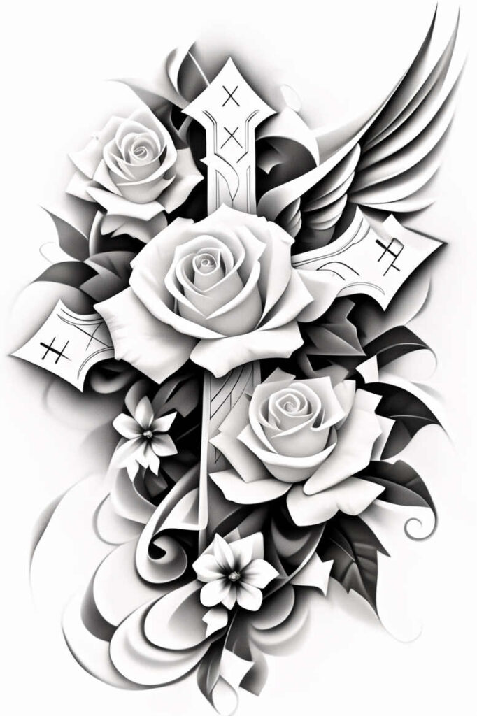 wings tattoo design ideas spectral hues sky freedom symbolising endurance