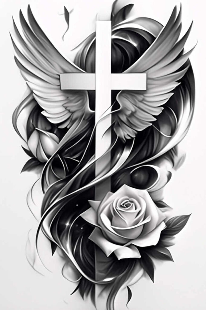 wings tattoo design ideas unreal light skybound form embodying courage