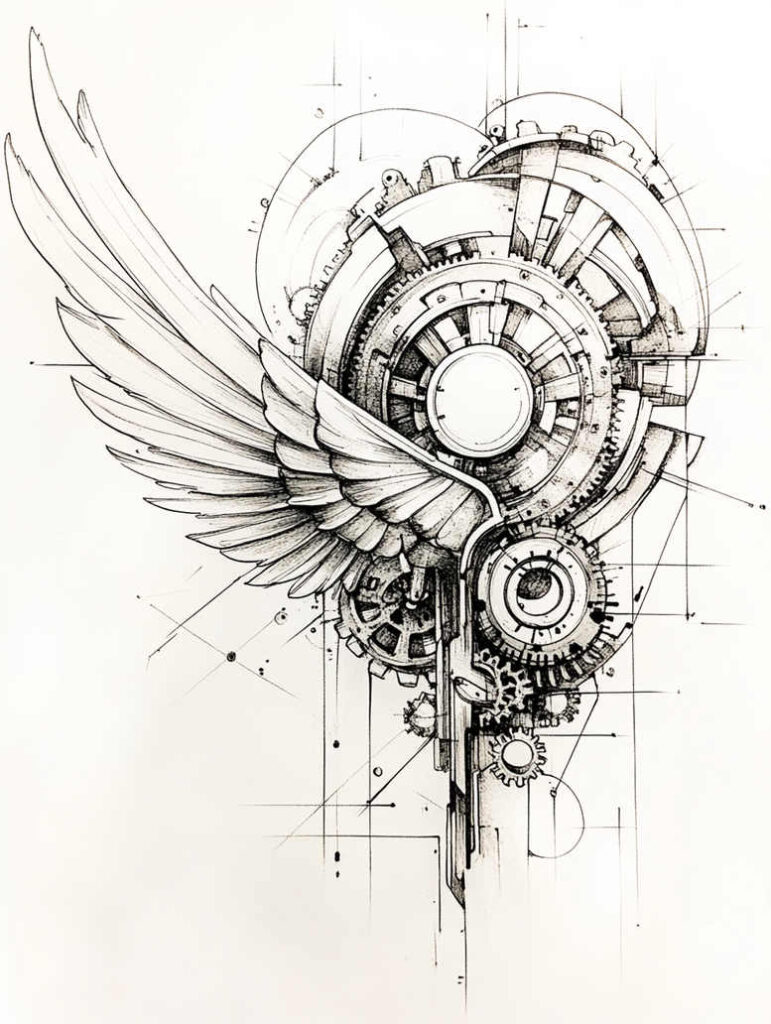 wings tattoo design ideas depth perception soul ascension for fingers