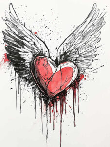 wings tattoo design ideas refined lines wind motion for upper shoulder