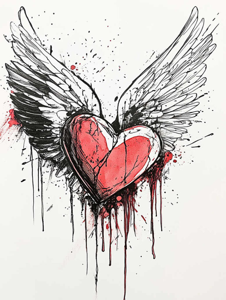 wings tattoo design ideas refined lines wind motion for upper shoulder