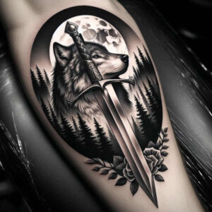 wolves tattoo design ideas decorative elements fang bearer embodying endurance