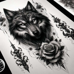 wolves tattoo design ideas elaborate fierce loyalty meaning perseverance