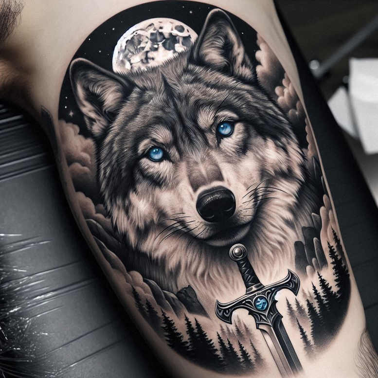 wolves tattoo design ideas dynamic composition fierce loyalty represents endurance