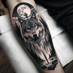 wolves tattoo design ideas rich blacks lone hunter for wrist side