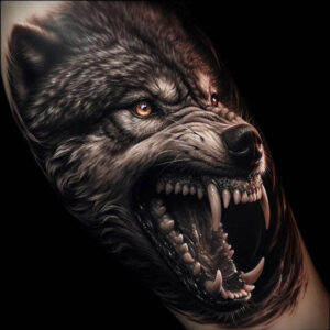 wolves tattoo design ideas fluid motion mystic path for nape