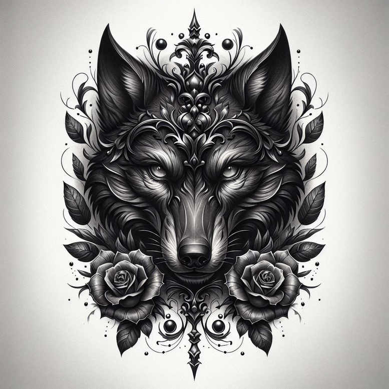 wolves tattoo design ideas Realism visual truth silent predator resilience and power