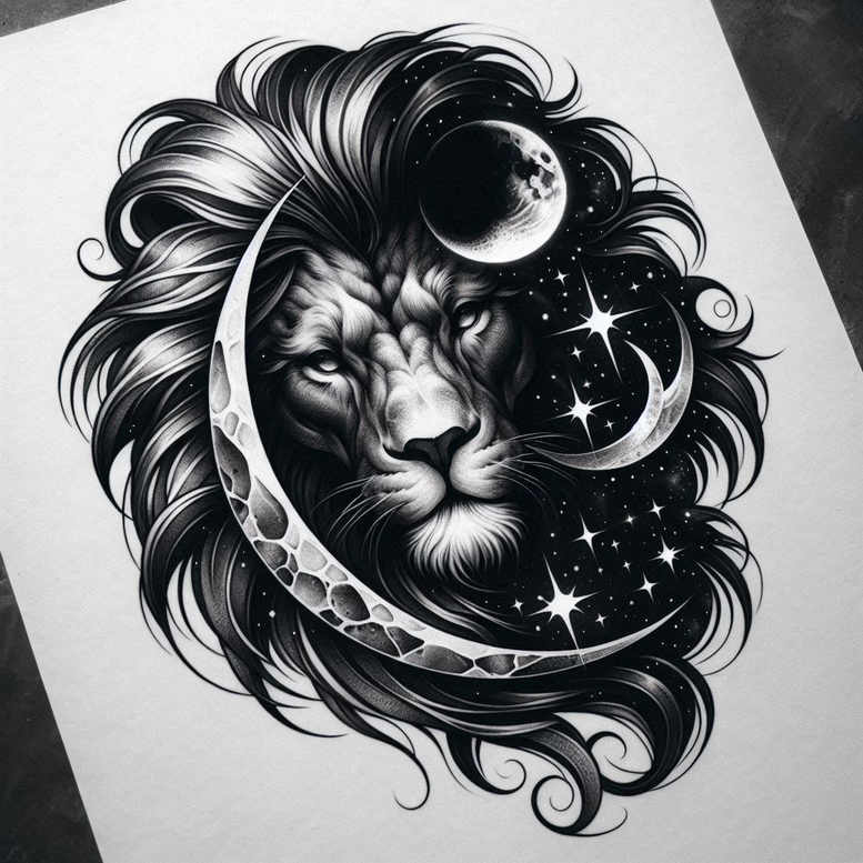 zodiac-signs tattoo design ideas tiny detail celestial symbol for ankle