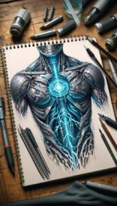 Biomechanika - Free tattoo design ideas ai genereted - inkby.ai