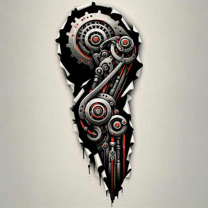 Biomechanika - Free tattoo design ideas ai genereted - inkby.ai
