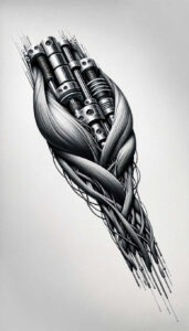 Biomechanika - Free tattoo design ideas ai genereted - inkby.ai