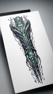 Biomechanika - Free tattoo design ideas ai genereted - inkby.ai