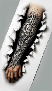 Biomechanika - Free tattoo design ideas ai genereted - inkby.ai