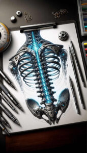 Biomechanika - Free tattoo design ideas ai genereted - inkby.ai