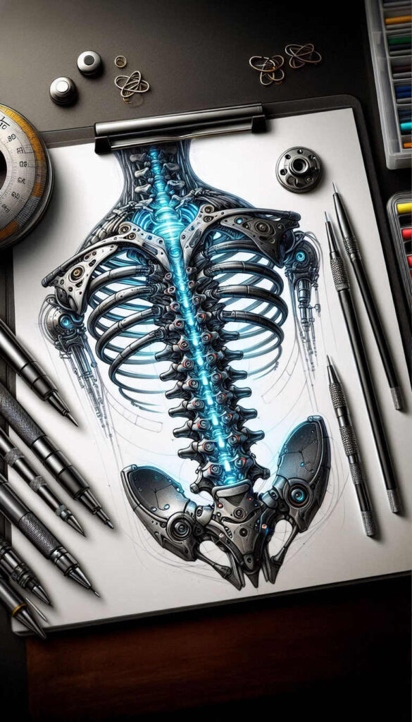 Biomechanika - Free tattoo design ideas ai genereted - inkby.ai