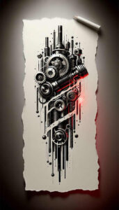 Biomechanika - Free tattoo design ideas ai genereted - inkby.ai