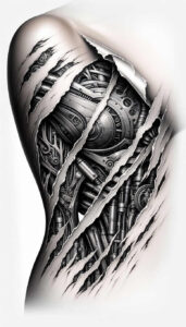 Biomechanika - Free tattoo design ideas ai genereted - inkby.ai