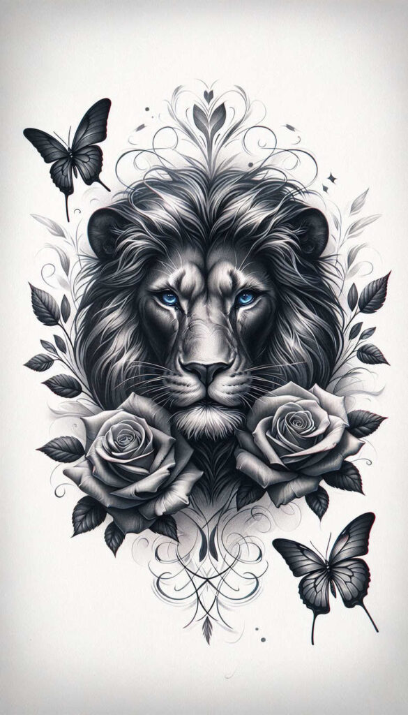 Lwy - Free tattoo design ideas ai genereted - inkby.ai