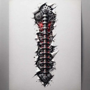 Biomechanika - Free tattoo design ideas ai genereted - inkby.ai