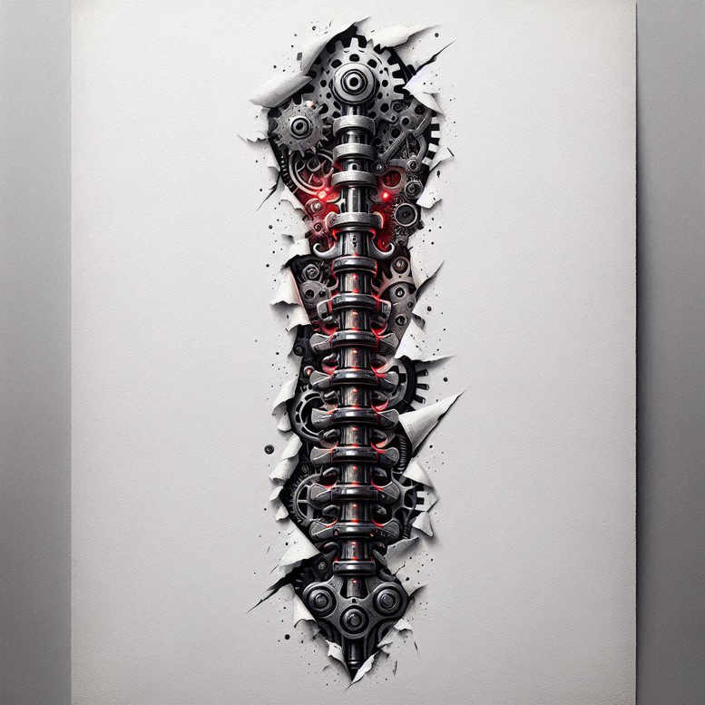 Biomechanika - Free tattoo design ideas ai genereted - inkby.ai