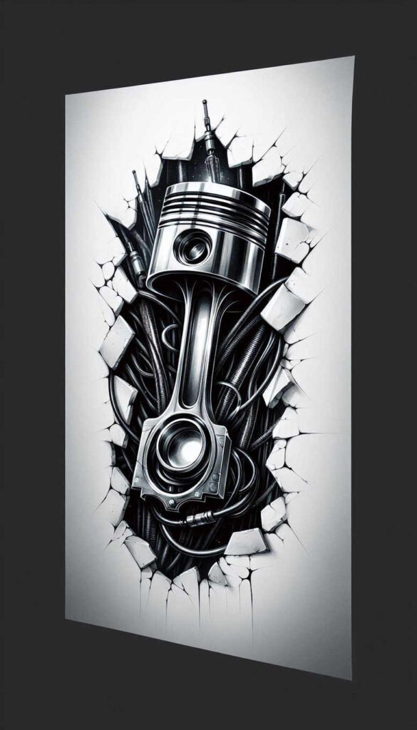 Biomechanika - Free tattoo design ideas ai genereted - inkby.ai