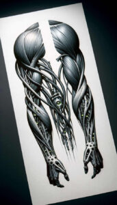 Biomechanika - Free tattoo design ideas ai genereted - inkby.ai