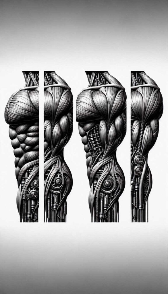 Biomechanika - Free tattoo design ideas ai genereted - inkby.ai