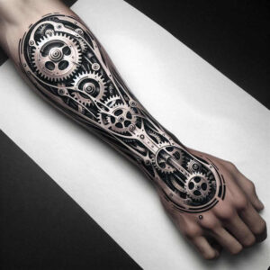Biomechanika - Free tattoo design ideas ai genereted - inkby.ai