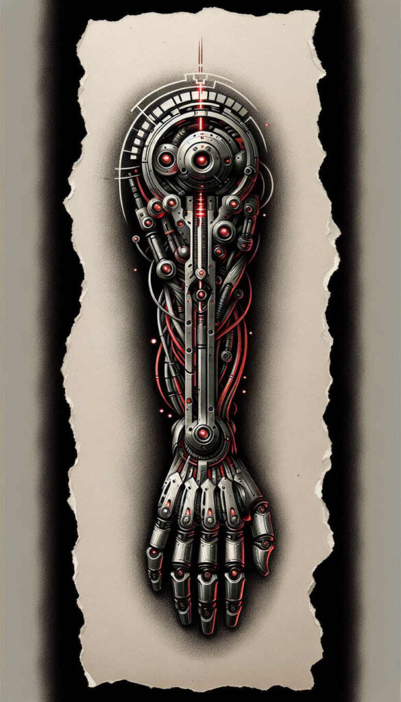 Biomechanika - Free tattoo design ideas ai genereted - inkby.ai
