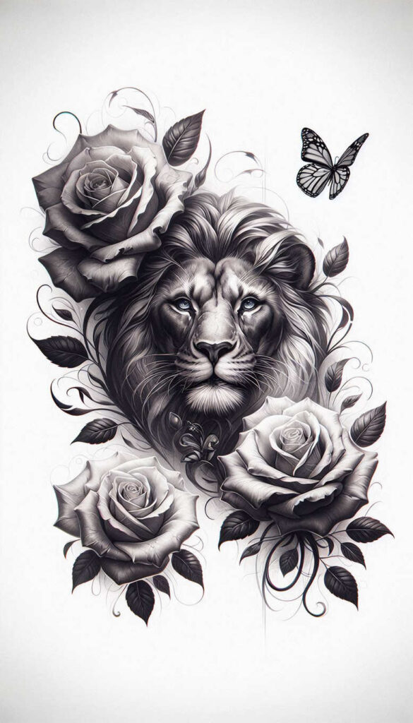 Lwy - Free tattoo design ideas ai genereted - inkby.ai