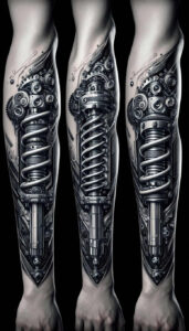 Biomechanika - Free tattoo design ideas ai genereted - inkby.ai