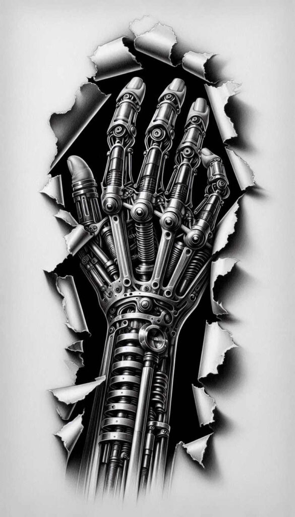 Biomechanika - Free tattoo design ideas ai genereted - inkby.ai