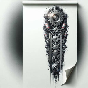 Biomechanika - Free tattoo design ideas ai genereted - inkby.ai
