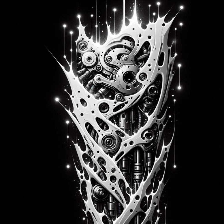 biomechanics tattoo design ideas mirrored effect biomechanical fusion for wrist side