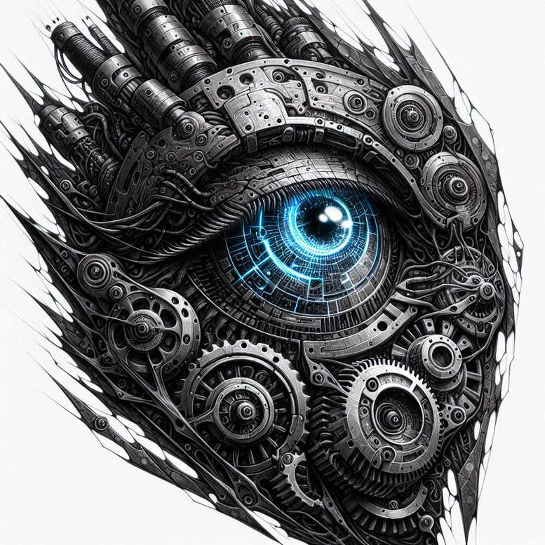 biomechanics tattoo design ideas classic motifs dynamic lines for nape