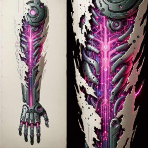 biomechanics tattoo design ideas atmospheric muscle activation represents strength