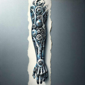 biomechanics tattoo design ideas accent shading structural design symbol of endurance