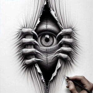 detailed-eye – tattoo design ideas free ai generated – neotraditional-solid-blacks – for-lower-chest – Gallery: eyes-inkby-ai