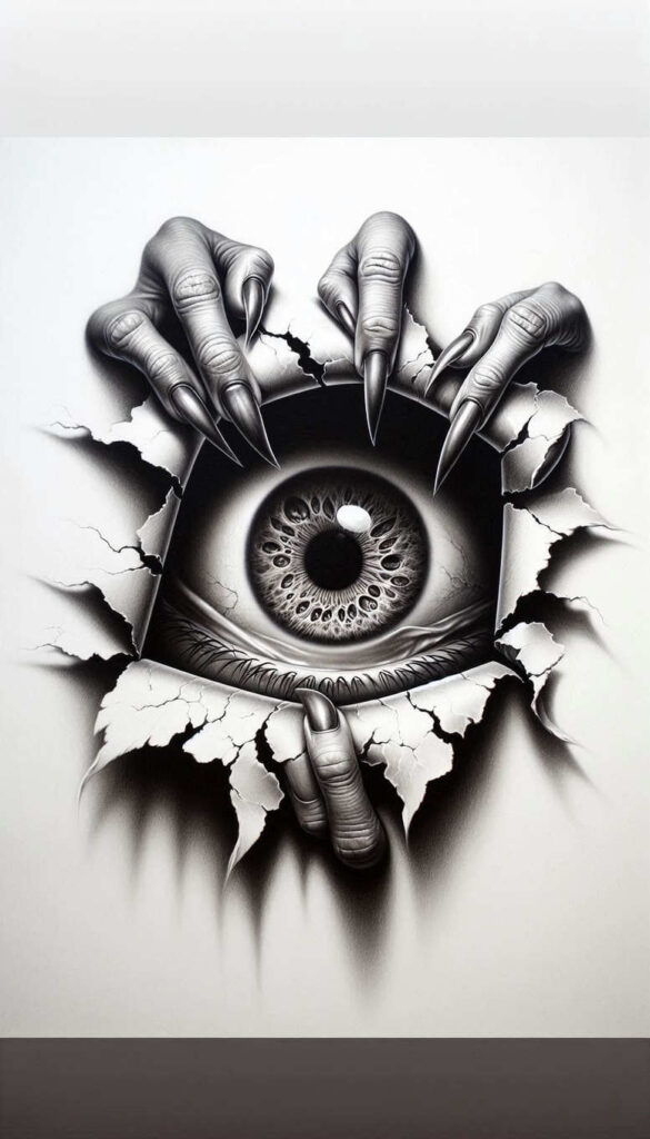 eyes – tattoo design ideas free ai generated – neotraditional-artful-color – for-abdomen – Gallery: eyes-inkby-ai