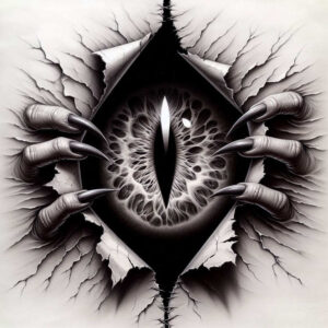 gaze – tattoo design ideas free ai generated – neotraditional-color-richness – for-elbow – Gallery: eyes-inkby-ai