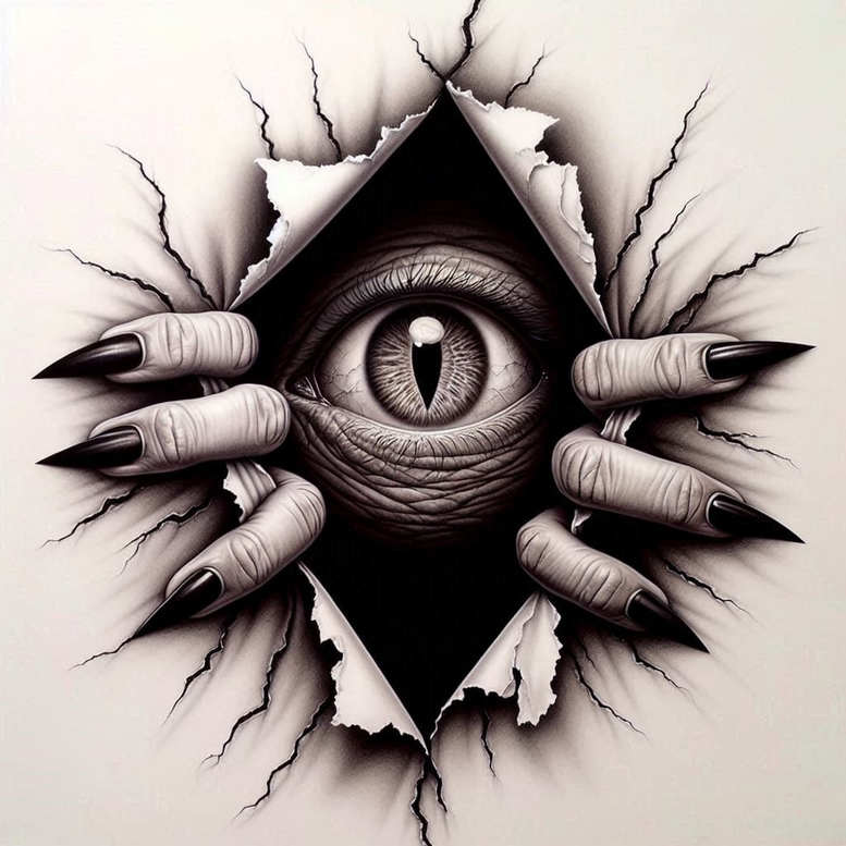 mystical-eye – tattoo design ideas free ai generated – surrealism-dreamscape – for-biceps – Gallery: eyes-inkby-ai