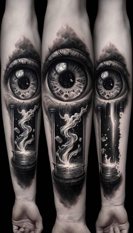 prophets-eye – tattoo design ideas free ai generated – realism-skin-realism – for-ankle – Gallery: eyes-inkby-ai